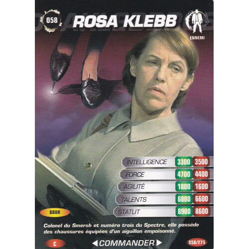 007- James Bond- Commander Rosa Klebb