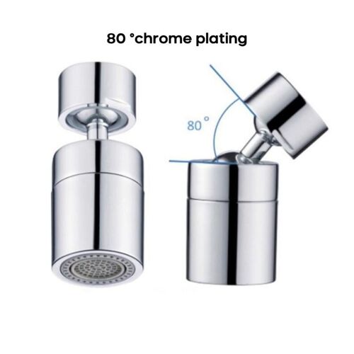 Filtre universel à 360 °, buse de robinet de cuisine, douche, tête d'éclaboussure, filtre de flux d'eau, robinet de salle de bains