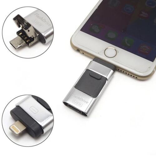 Clé USB pour iPad / iPhone 64 Go,gris