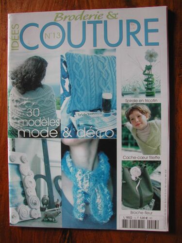 Idées Broderie Et Couture N°13