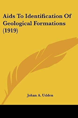 Aids To Identification Of Geological Formations