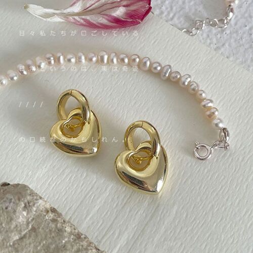 Xiyanike-Boucles D'oreilles Pendantes En Forme De Coeur Pour Femmes Et Filles, Bijoux De Luxe, Doux, Mignon, Amour, Cadeau De Fête Pour Dames, Mode, Nouveau