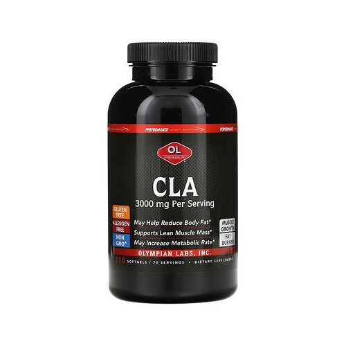 Olympian Labs, Cla, 3000 Mg, 210 Capsules À Enveloppe Molle (1000 Mg Par Capsule À Enveloppe Molle)