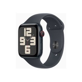 Apple Watch SE (GPS + Cellular) - 2e génération - 44 mm - aluminium minuit - Montre connectée avec bracelet sport - fluoroélastomère - minuit - taille du bracelet : S/M - 32 Go - Wi-Fi 4...