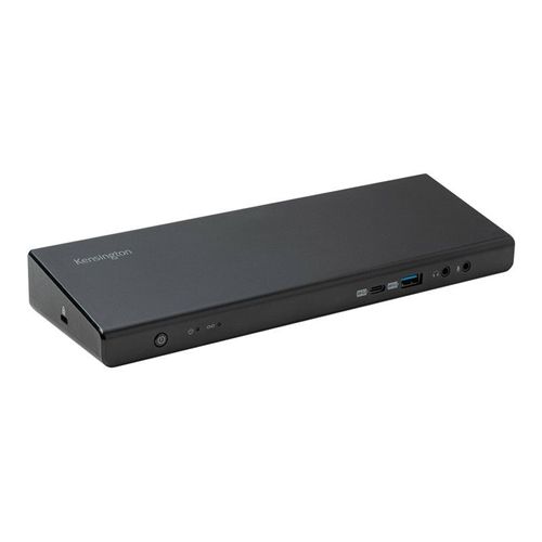 Kensington SD4750P USB-C & USB 3.0 Dual 4K Docking Station w/ 135W adapter - DP & HDMI - Win/Mac - Station d'accueil - USB-C / USB 3.0 - 2 x HDMI, 2 x DP - 1GbE - 135 Watt - Conformité TAA -...