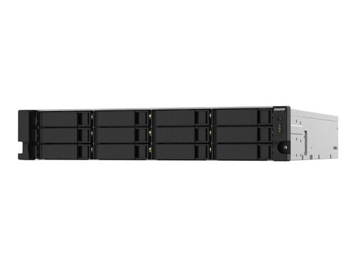 QNAP TS-1232PXU-RP - Serveur NAS - 12 Baies - rack-montable - SATA 6Gb/s - RAID 0, 1, 5, 6, 10, 50, 60, JBOD - RAM 4 Go - Gigabit Ethernet / 2.5 Gigabit Ethernet / 10 Gigabit Ethernet - iSCSI...