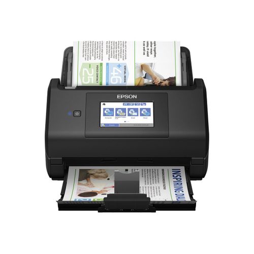 Epson WorkForce ES-580W - Scanner de documents - Capteur d'images de contact (CIS) - Recto-verso - 215.9 x 6096 mm - 600 dpi x 600 dpi - jusqu'à 35 ppm (mono) / jusqu'à 35 ppm (couleur) -...