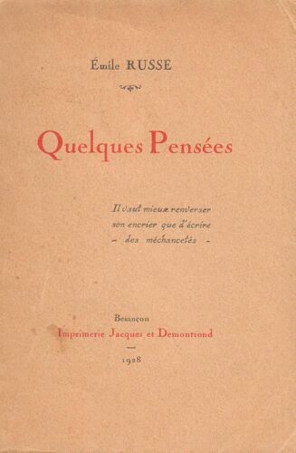 Quelques Pensées