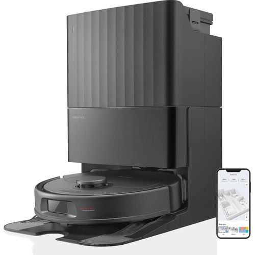 Roborock Qrevo S robot aspirateur laveur noir 7500 Pa