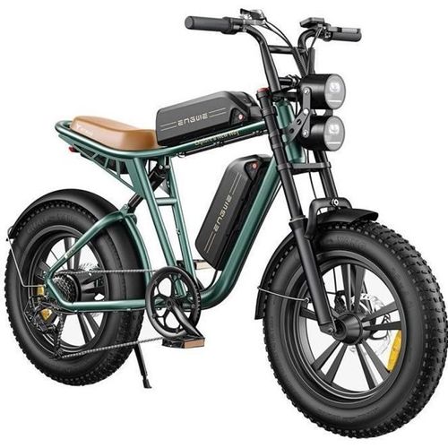 Engwe M20 2*13ah Batteries 20*4.0 Pouces Pneus 750w Moteur Brushless 45km/H Vitesse Max Freins À Disque Avant Et Arrière