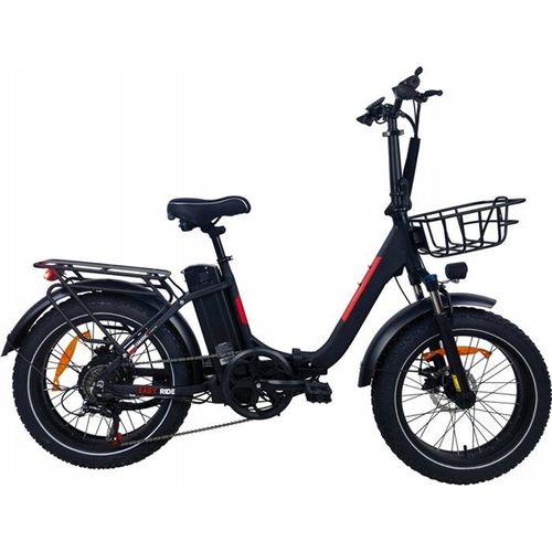 Vélo Électrique Dz-2030 - Shimano 7speed Cadre Pliable Roue Aluminium 20" 500w 48v 13ah 40km/H Noir