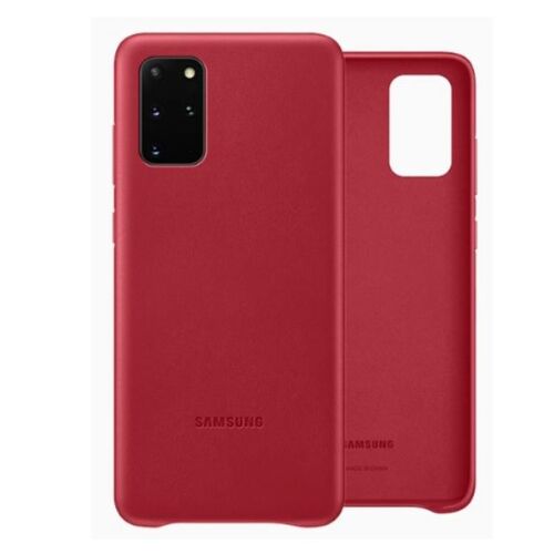 Coque pour Samsung Galaxy S20 Plus/S20+ de protection téléphone portable - cuir véritable - Rouge