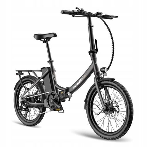 Fafrees F20 Light Vélo Électrique Roue 20" 14.5ah 36v 250w 25km-H Vélo Électrique Pliant Noir