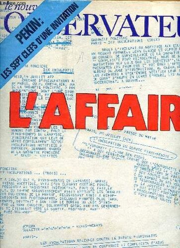 Le Nouvel Observateur N°350 26 Juillet Au 1er Aout 1971 - Pekin : Les Clefs D Une Invitation - L Affaire - Palestine : Histoire D Un Massacre - La Tribu De La Freep - La Bataille De Douvres
