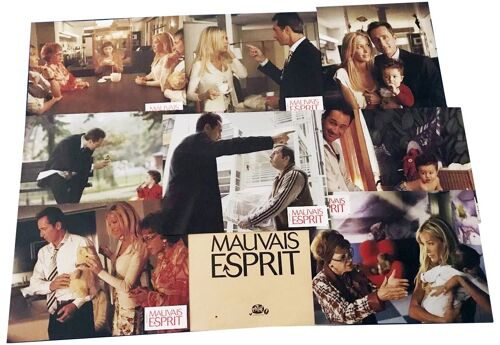 Mauvais Esprit : Jeu De 8 Photos D'exploitation Cinématographique - Format 21x27,5 Cm - De Patrick Alessandrin Avec Thierry Lhermitte, Ophélie Winter, Maria Pacôme, Clémentine Célarié - 2003