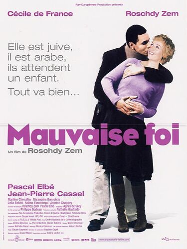 Mauvaise Foi - Véritable Affiche De Cinéma Pliée - Format 40x60 Cm - De Roschdy Zem Avec Leila Bekhti, Berangere Bonvoisin, Jean-Pierre Cassel, Martine Chevalier, Cecile De France, Pascal Elbe - 2006