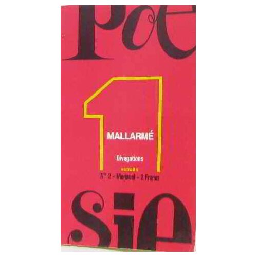 Poésies Mallarmé Divagations N°2 Mensuel