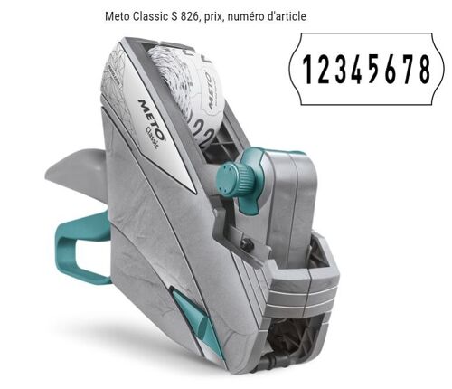 Meto Classic S 826/12, Étiqueteuse De Prix, Numéro D'article
