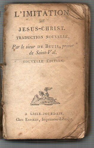 L'imitation De Jésus-Christ. Traduction Nouvelle.