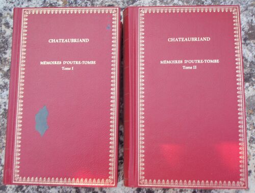 Mémoires D'outre-Tombe (2 Volumes)