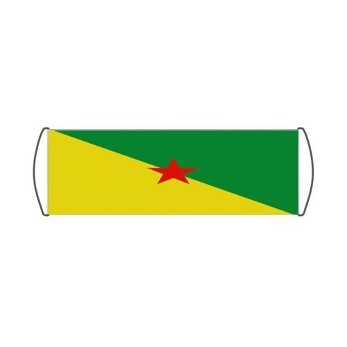 Bannière de défilement Drapeau de la république du Congo en 24x70 cm