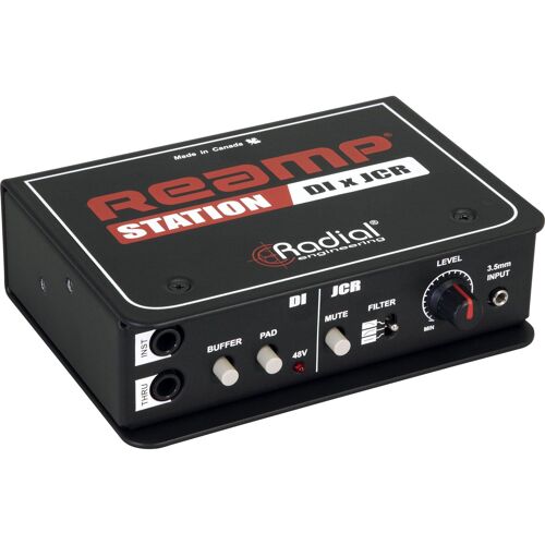 Radial Reamp Station Re-Amp Jcr Haute Performance & Boîte De Direct Active
