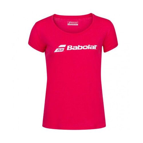 Vetements: T-Shirt Babolat Exercise Rose Femme-Taille-S