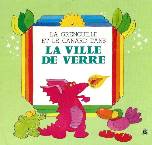 La Grenouille Et Le Canard Dans La Ville De Verre