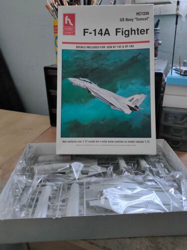 Maquette Avion Hobby Craft 1/72 F-14a Fighter-Hobby Craft