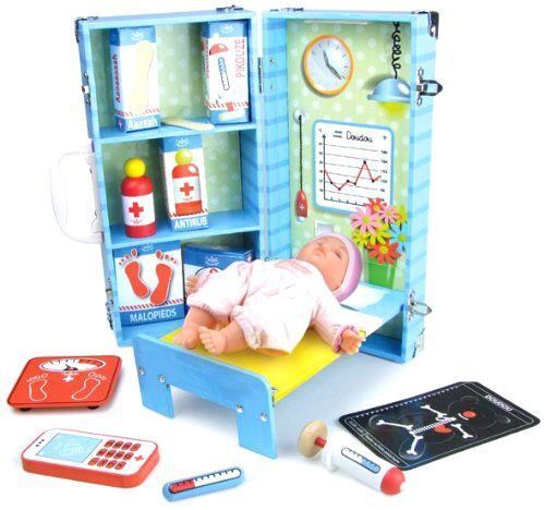 Vilac - 6312 - Jeu D'imitation - Valisette De Docteur