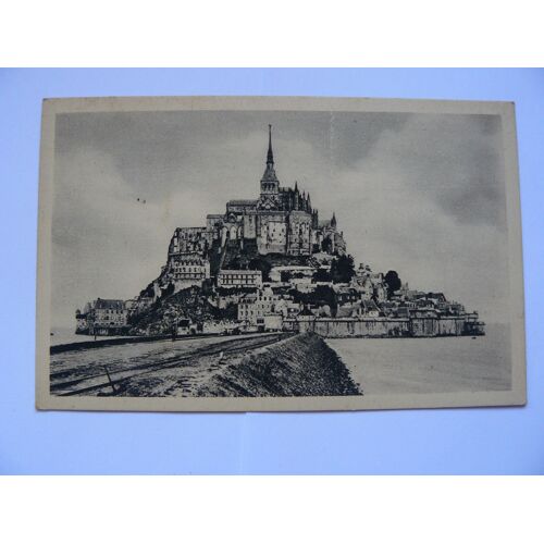 Carte Postale Ancienne De 1909 Du Mont-St-Michel, Vue Générale. Ecrite Au Dos