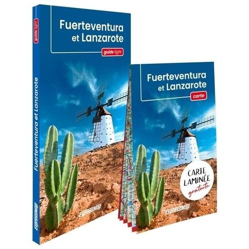 Fuerteventura Et Lanzarote - Avec 1 Carte Laminée 1/150 000