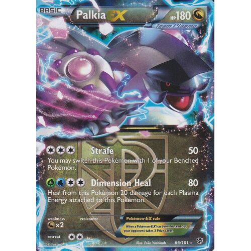 Carte Pokemon - Palkia Ex 66/101 - Explosion Plasma -
