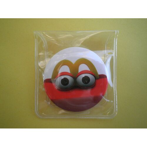 Badge Mc Donald's " Personnage Visage " Diam.40mm.
