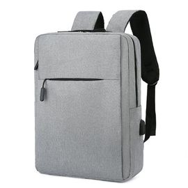 Sac À Dos Décontracté D'affaires Multifonctionnel Avec Port De Chargement Usb Gris Clair