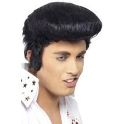 Deluxe Adult Elvis Wig, Male One Size