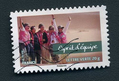 Timbre France Année 2013 Oblitéré Esprit D'équipe