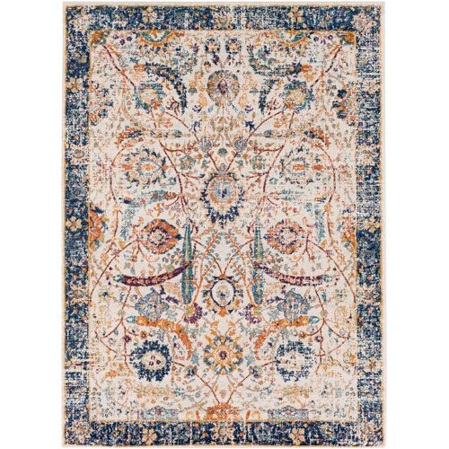 Tapis Vintage Oriental Multicolore/Bleu 120x170