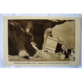 Cpa Missions Du Sud-Afrique - Une Grotte Servant De Maison Au Missionnaire ( Basutoland)