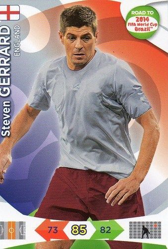 Steven Gerrard-Panini Road To World Cup 2014 Adrenalyn Xl - N°67