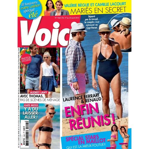 Voici N° 1345 - 17/22 Août 2013 - Camille Lacourt Laurence Ferrari Audrey Lamy