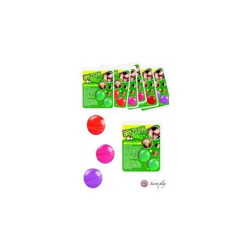 Set De 2 Boules Brésiliennes Comestibles - Parfum - Fruit Des Bois