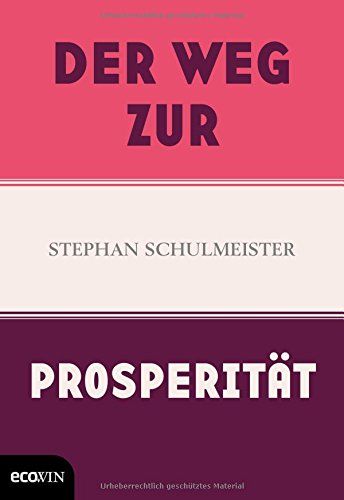 Der Weg Zur Prosperität