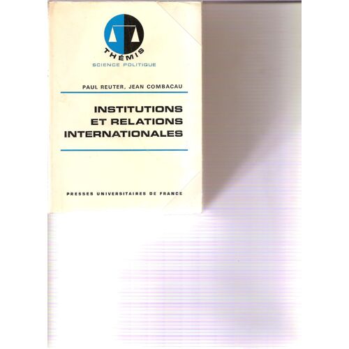 Institutions Et Relations Internationales