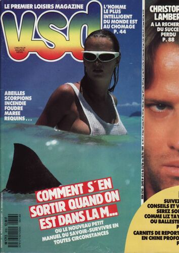 Vsd / 22-06-1989 N°616 : Christophe Lambert (3p) - Jean Paul Favand (4p)