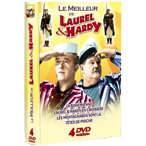 Le Meilleur De Laurel & Hardy : La Bohémienne + En Croisière + Les Montagnards Sont Là + Têtes De Pioche - Pack