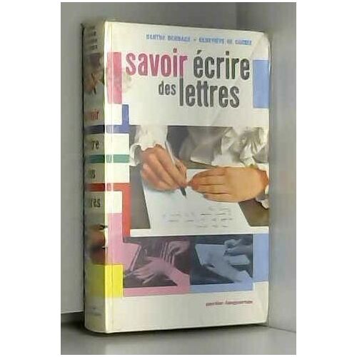 Savoir Écrire Des Lettres
