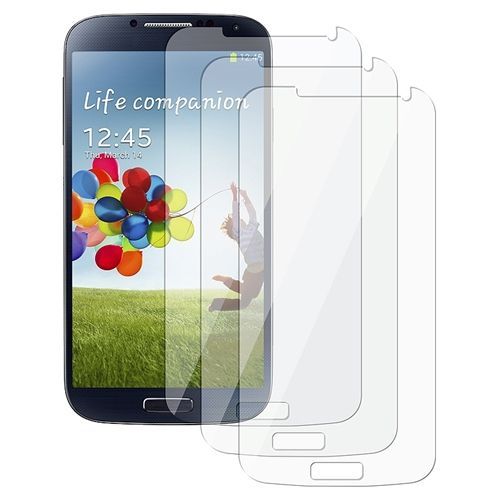 Lot 3x Films De Protection Protecteur Écran Pour Samsung I9500 I9505 Galaxy S4 Iv