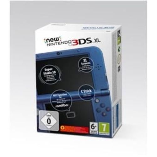 Console New Nintendo 3ds Ll ( Xl Japonaise ) Bleu Métallique