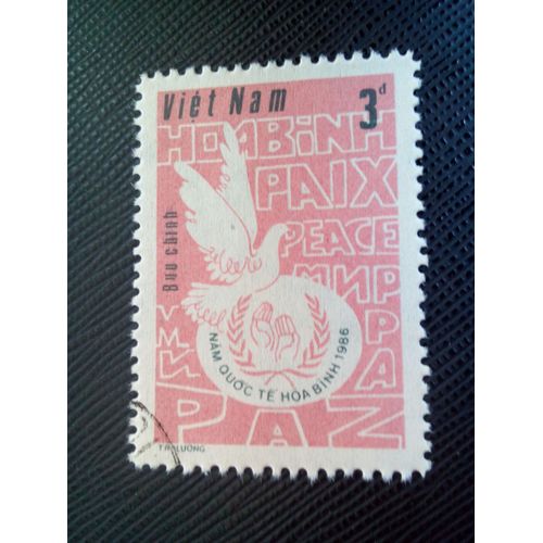 Timbre Vietnam Yt 772 Colombe De La Paix 1986 ( 70405 )